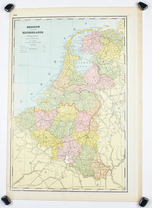 1887 Sweden Norway Belgium Netherlands - Cram