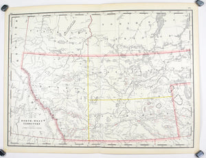 1887 North-West Territory Canada - Cram