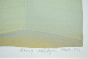 Nancy McIntyre Oil-base Silkscreen 1979 Shade Porch Washington DC Artist