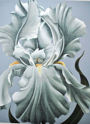 1982 Award Winning Orchid Print by John Zak Signed and Numbered 32x37in