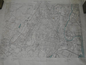 1914 Geological Survey of New Jersey Newark - Henry Kummel
