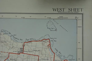 1962 Antigua Island West Sheet