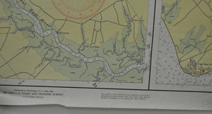1940 New Jersey Intercoastal Waterway Longport to Cape May