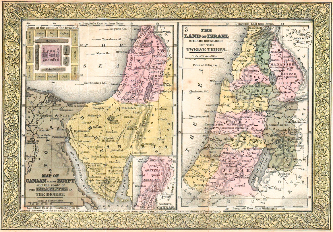 1849 Land of Israel - S Mitchell