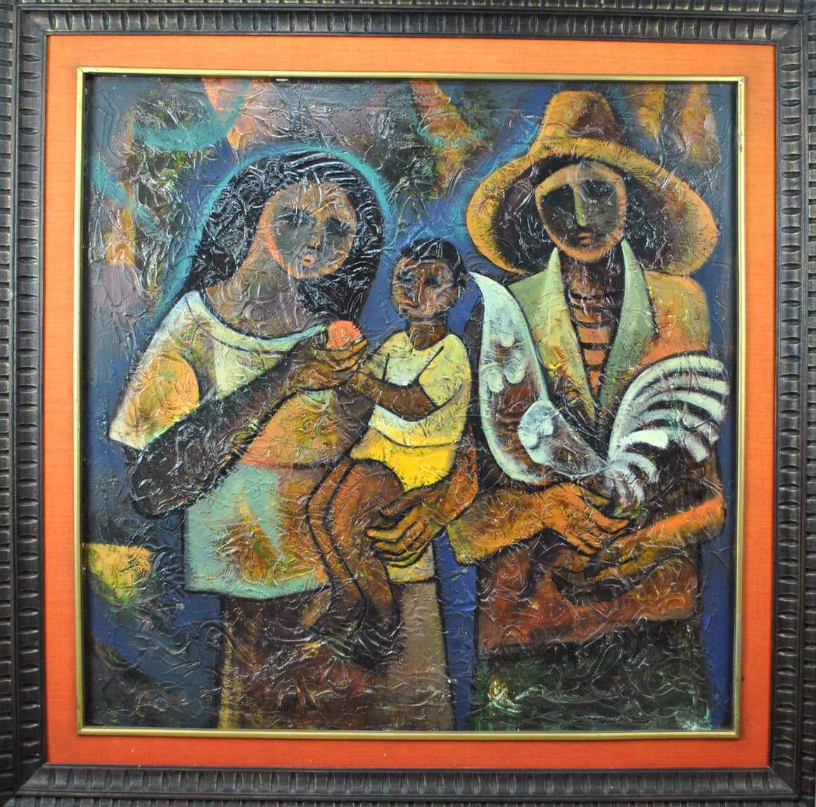Roger San Miguel - Family Portrait - Oil Painting