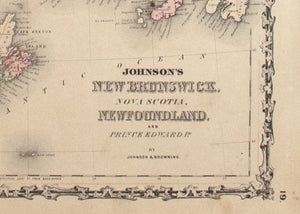 1860 North America - Johnson