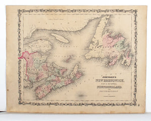 1860 North America - Johnson