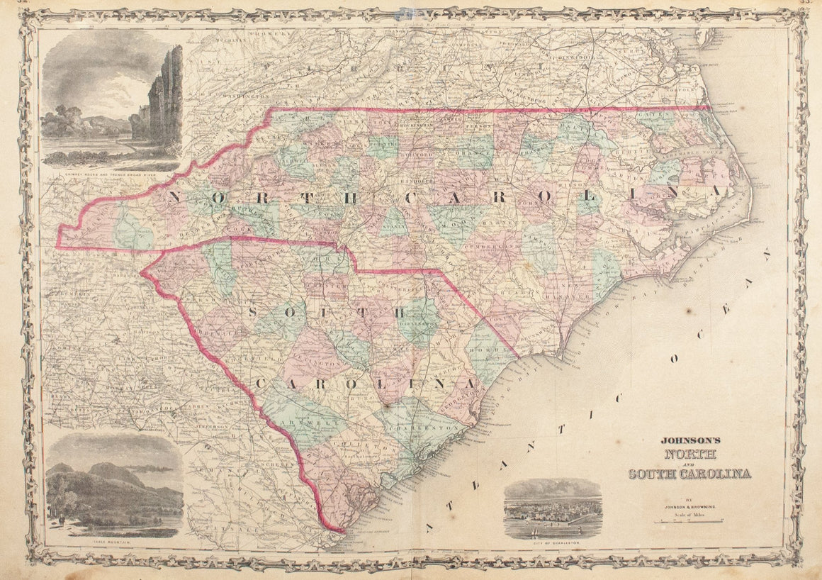 1860 North and South Carolina - Johnson