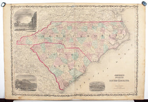 1860 North and South Carolina - Johnson