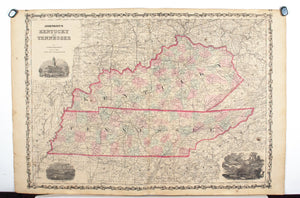 1860 Kentucky and Tennessee - Johnson