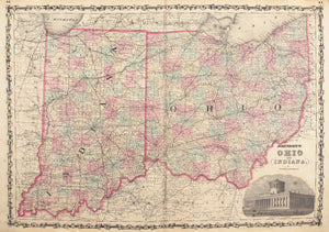 1860 Ohio and Indiana - Johnson