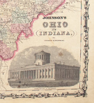 1860 Ohio and Indiana - Johnson