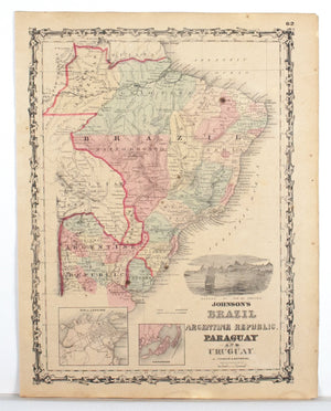 1860 South America - Johnson