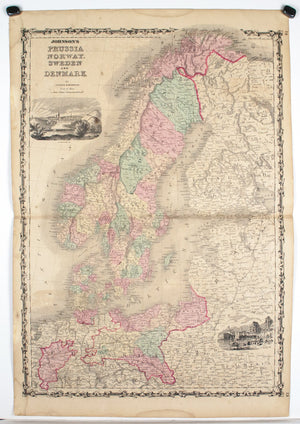 1860 Prussia Norway Sweden Denmark - Johnson