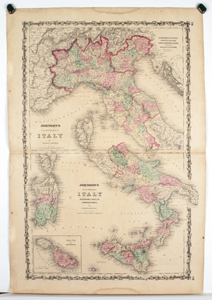 1860 Northern and Southern Italy - Johnson