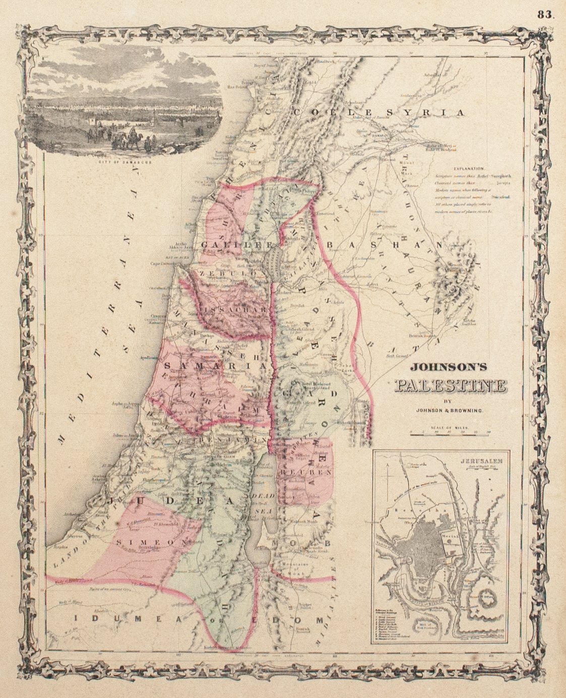 1860 Palestine - Johnson