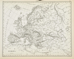 1857 Tef 14 Europe as it is at present - JG Heck