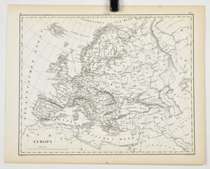 1857 Tef 14 Europe as it is at present - JG Heck